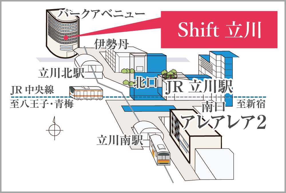 立川Shift 地図